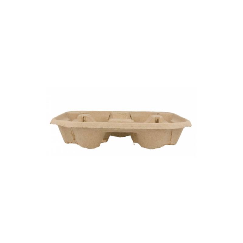 Brown cardboard take-away container 4 cups cm 22x22