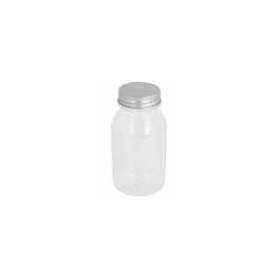 Transparent pet bottle with aluminium cap 7.43 oz.