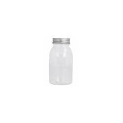 Transparent pet bottle with aluminium cap 7.43 oz.