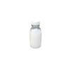 Transparent pet bottle with white cap 8.45 oz.