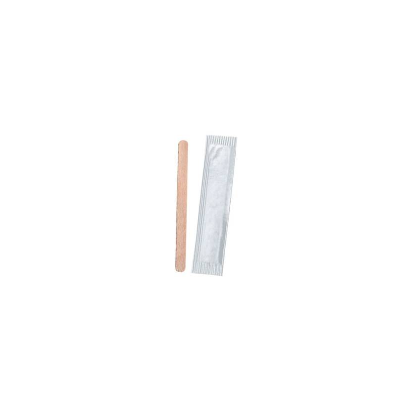 Cuillère à café en bois mono-sachet 9 cm