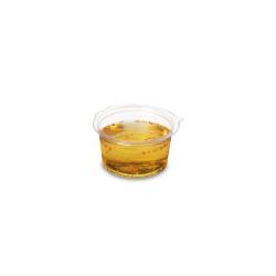 Olipack transparent apet sauce cup with cover 2.70 oz.