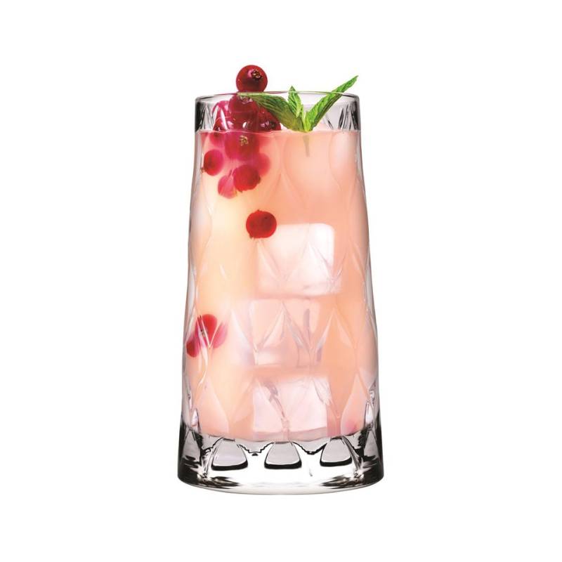 Leafy long drink glass 15.21 oz.