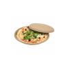 Natural bagasse lid for Bionic pizza plate 14.33 inch