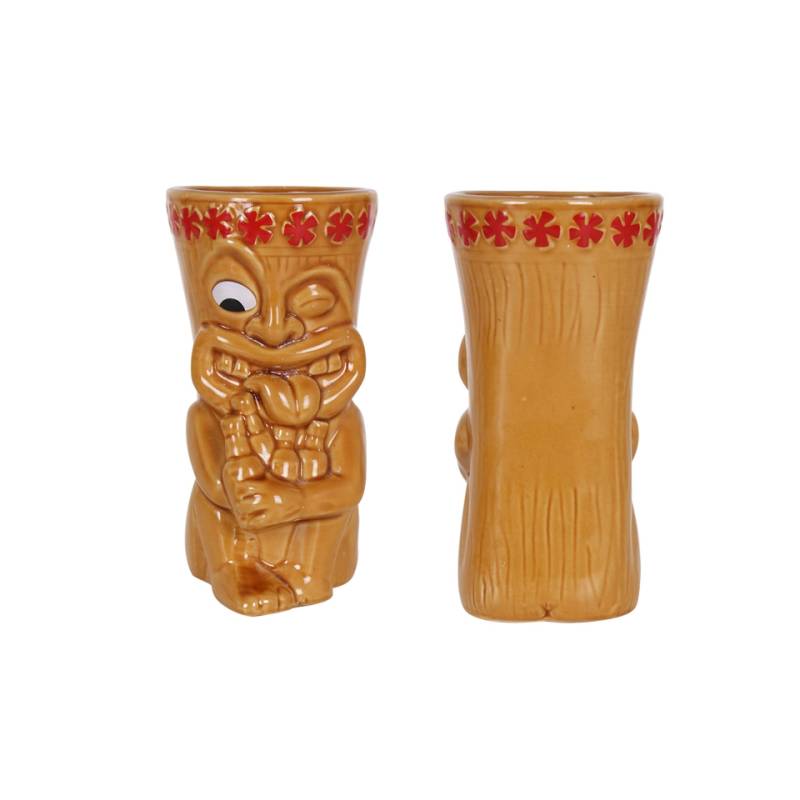 Dumb porcelain ocher tiki 18.60 oz.