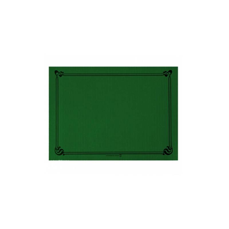 Jaguar green cellulose placemats 12.20x16.93 inch