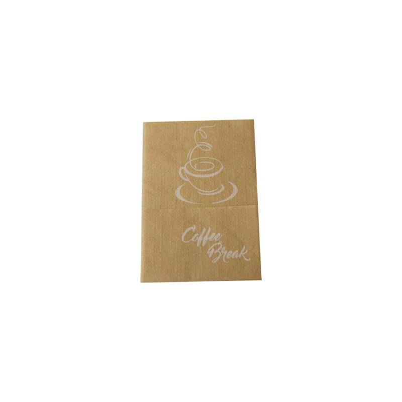 Coffee Break single havana cellulose napkin 6.69x6.69 inch