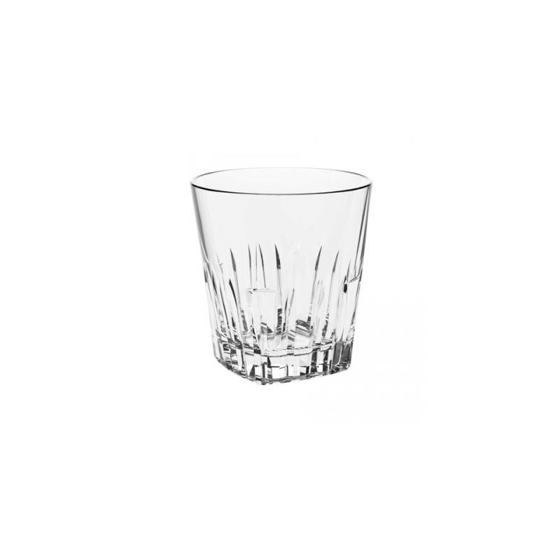 Stackable tumbler of Stepback Borgonovo glass cl 25