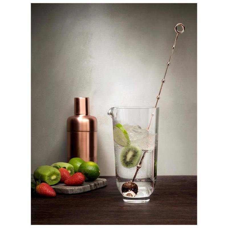 Rührglas mit verkupfertem Rührer Hepburn Nude in Glas cl 65