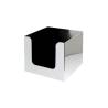 Chromed plastic napkin holder 5.31x5.31x4 inch