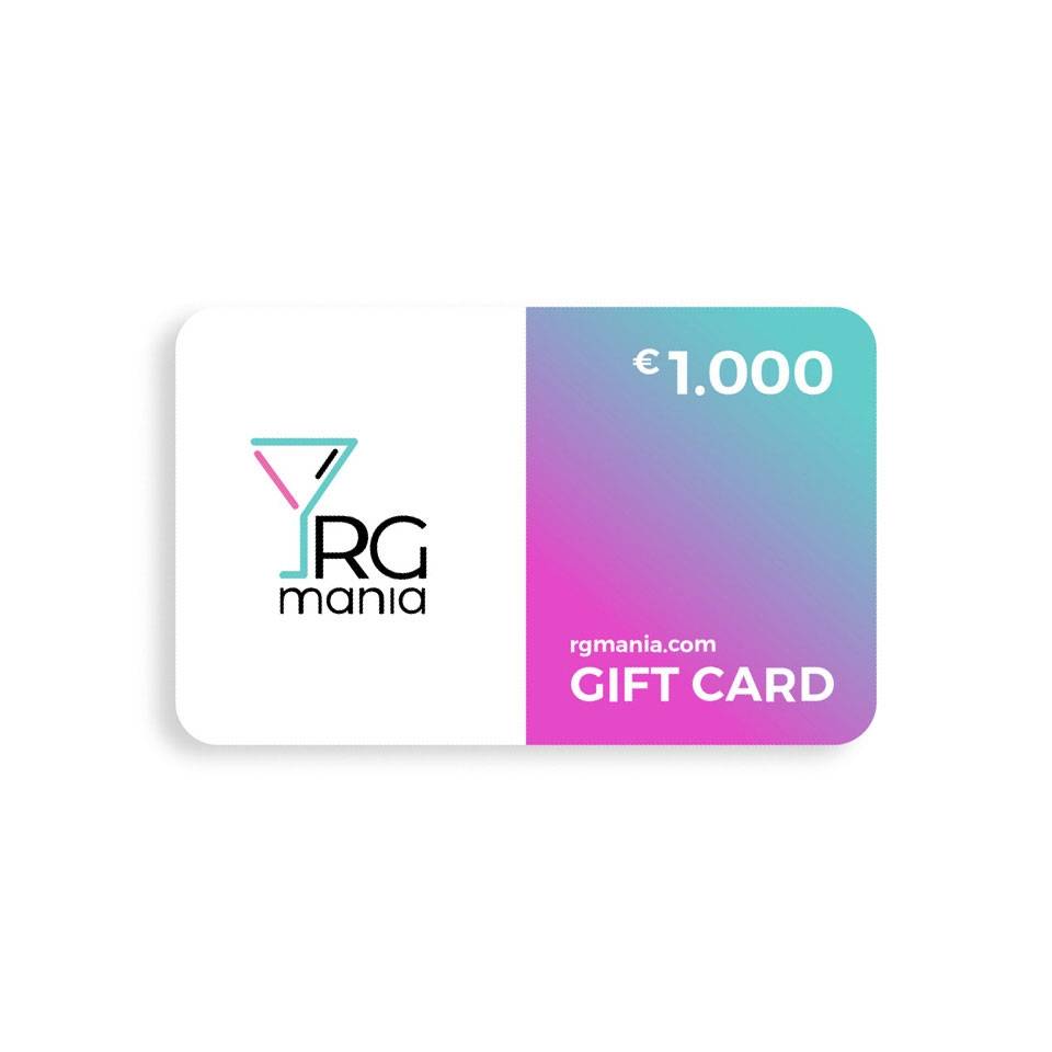 Gift Card carta regalo RGmania 1000 Euro