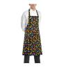 Egochef Dino 100% cotton apron with bib and pocket