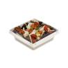 Luxifood natural paper container with lid cm 18x18