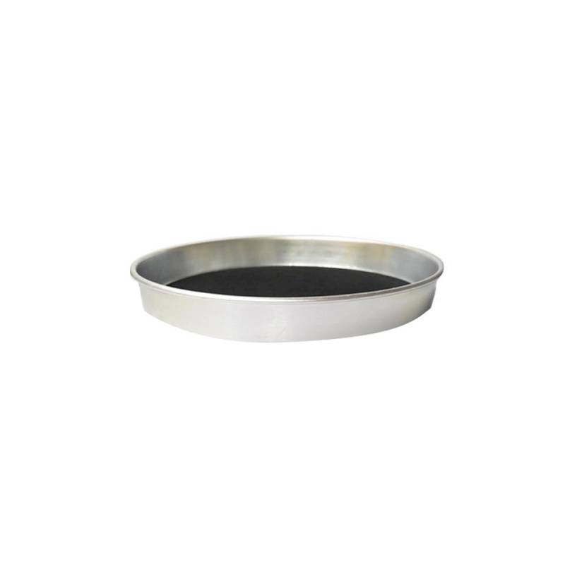 Round non-slip aluminum tray 15.20 inch