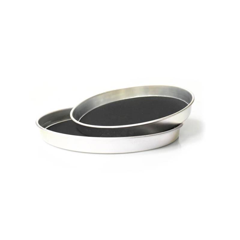 Round non-slip aluminum tray 15.20 inch