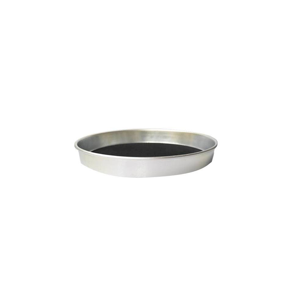 Round non-slip aluminum tray 13.70 inch