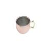 Jigger mini copper-plated steel rounded mug cl 6