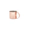 Jigger mini smooth copper-plated steel mug cl 6