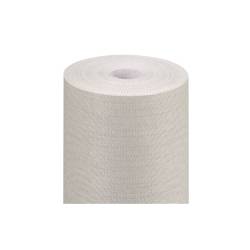 Like Linen grey spunlace pre-cut tablecloth roll 82 ft.