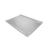 Disposable silver plated cardboard pastry tray 17.91x13.38 inch