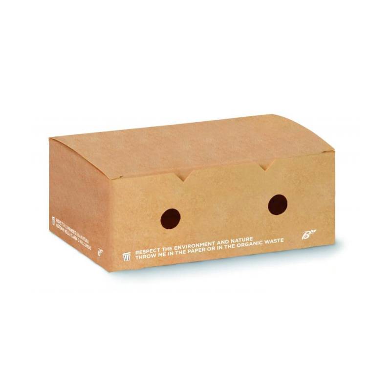 Brown paper kibble container cm 12x10x7