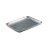 Rectangular aluminium tray 17.52x13x0.79 inch