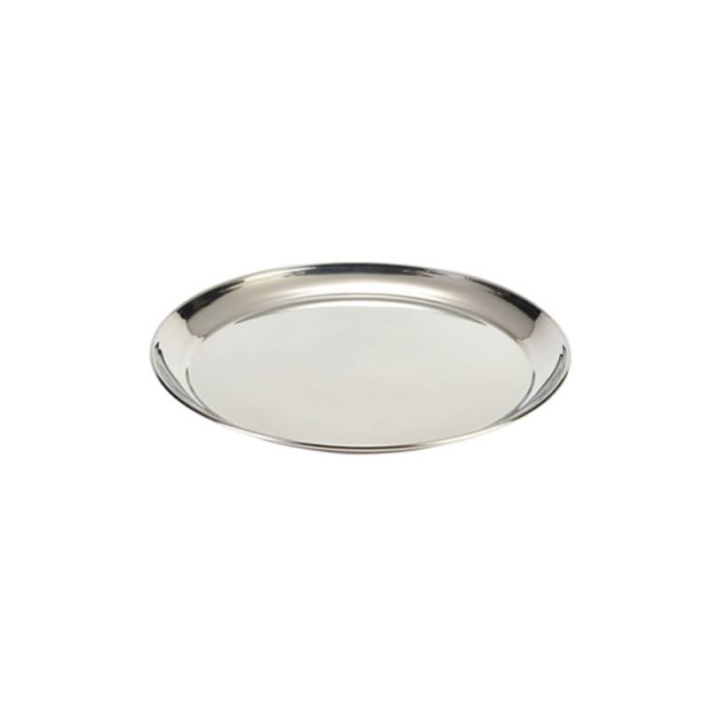 Stainless steel round tray 13.97 inch