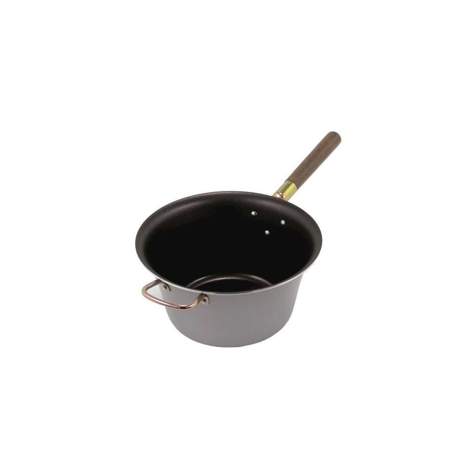 One handle non-stick aluminum pot 10.23 inch
