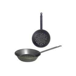 Chestnuts iron frying pan 11.81 inch