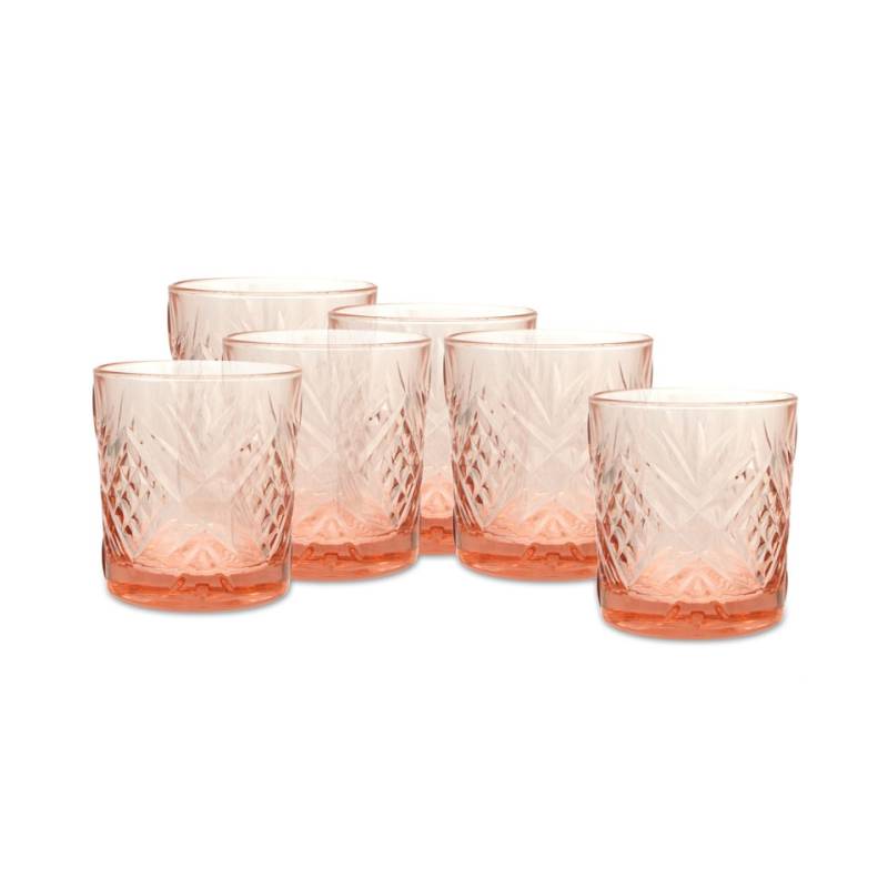 Broadway water peach glass 10.14 oz.