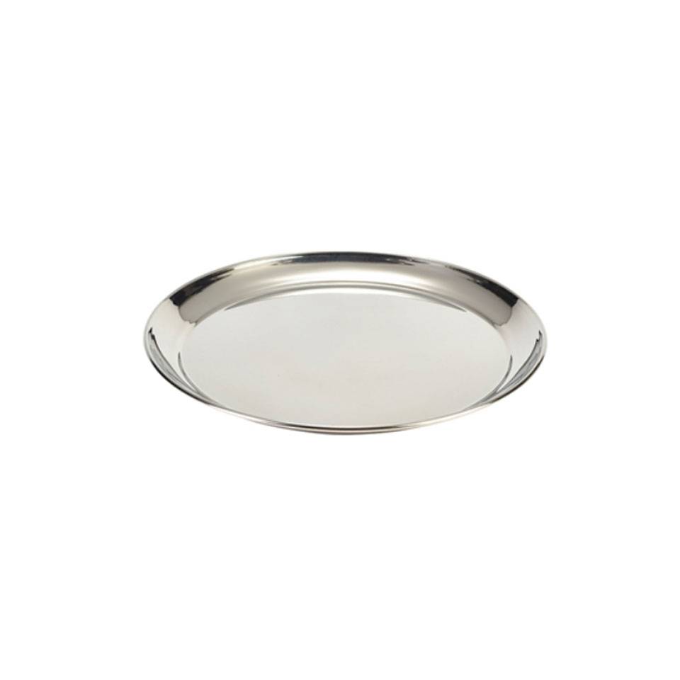 Stainless steel round tray 12.12 inch