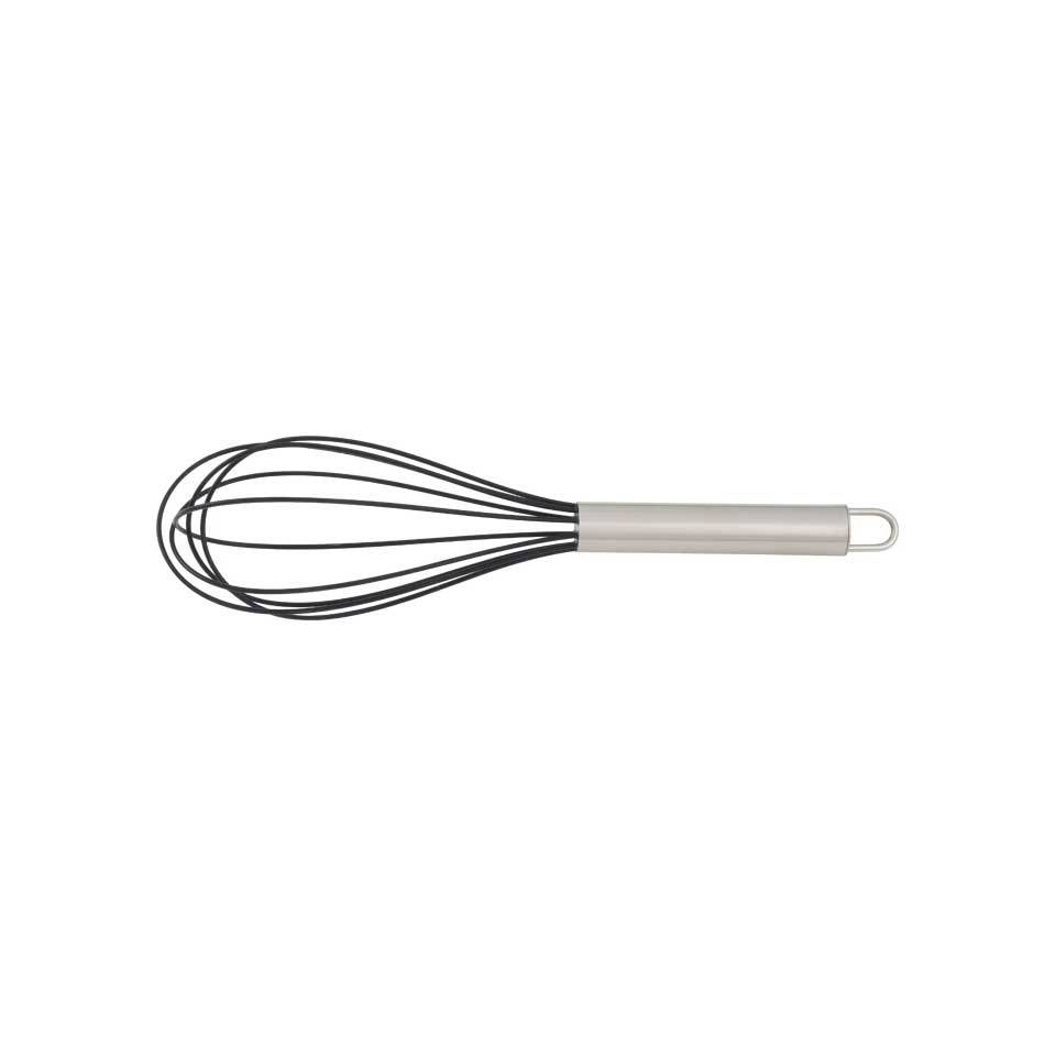 Silicone whisk with stainless steel handle 7.87 inch