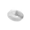 Polypropylene frost oval lid 10.43x7.67 inch