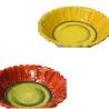 Hand painted ceramic Sunflower Bowl in assorted colors cm 32