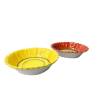 Hand painted ceramic Sunflower Bowl in assorted colors cm 32