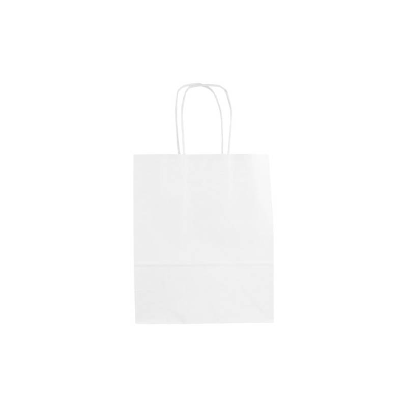 White paper bag 7.08x3.15x8.46 inch
