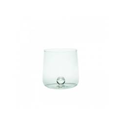 Bicchiere Bilia Zafferano in vetro fatto a mano con bilia trasparente cl 44