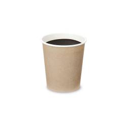 Bicchiere caffè in carta kraft cl 10