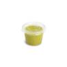 Delipack transparent pet sauce cup 1 oz.