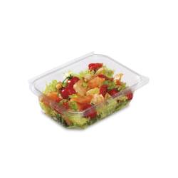 Optipack transparent pet container with lid 25.36 oz.