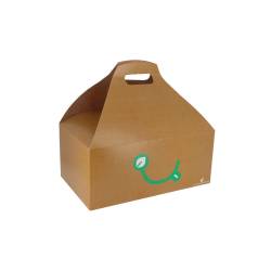 Kitipack brown paper take-away box 12x7.48x5.11