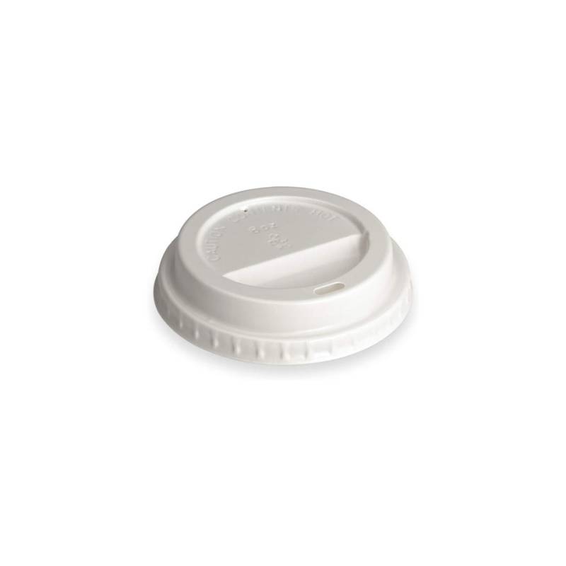 White plastic lid cm 8