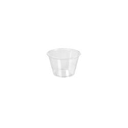 Condiment transparent pet cup 4.05 oz.