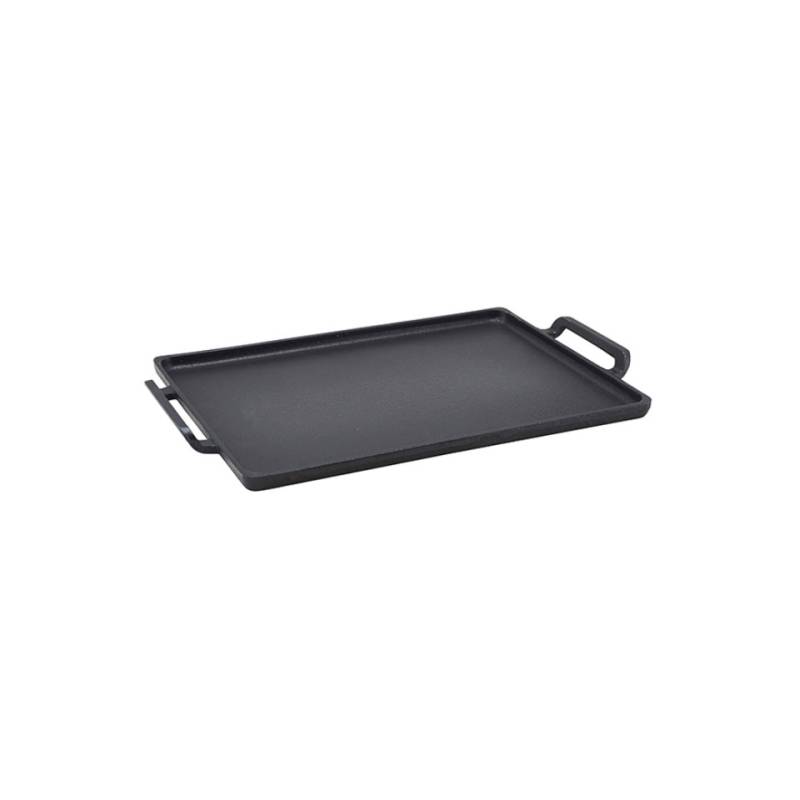 Rectangular tray with cast iron handles cm 28x20