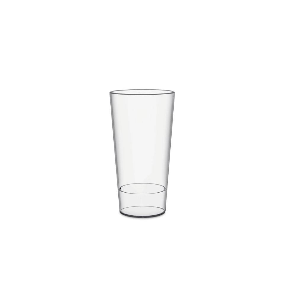 Urban transparent san S tumbler with notch 13.52 oz.