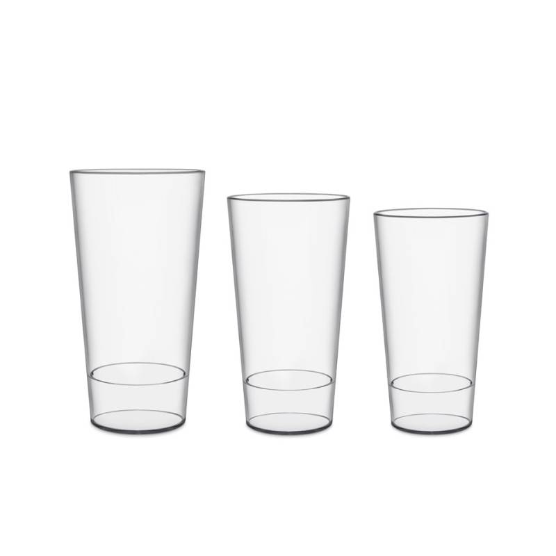 Urban transparent san S tumbler with notch 13.52 oz.