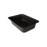 Black CPET disposable container 33.81 oz.