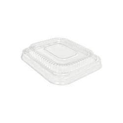 Transparent APET disposable lid 5.88x5.19 inch