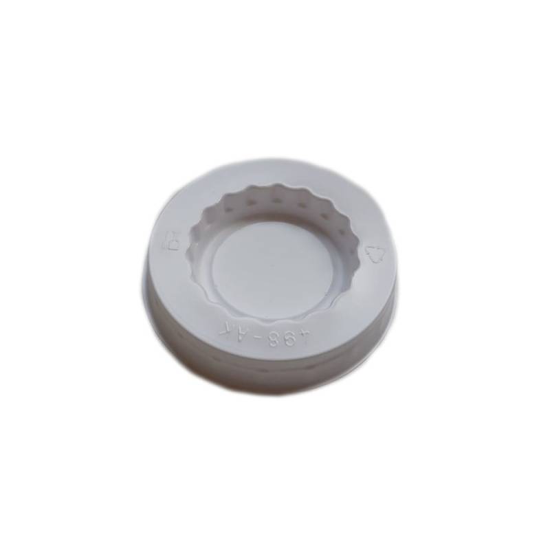White plastic lid 2.36 inch