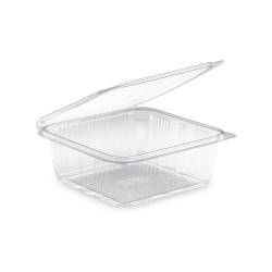 Optipack transparent pet container with lid 50.72 oz.